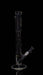 ROOR® Custom 30th Anniversary 18" clear glass straight bong with narrowing design and sandblasted marble decal