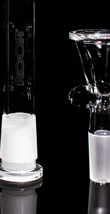 ROOR® Downstem & Bowl Set with Black Decal on Glassware