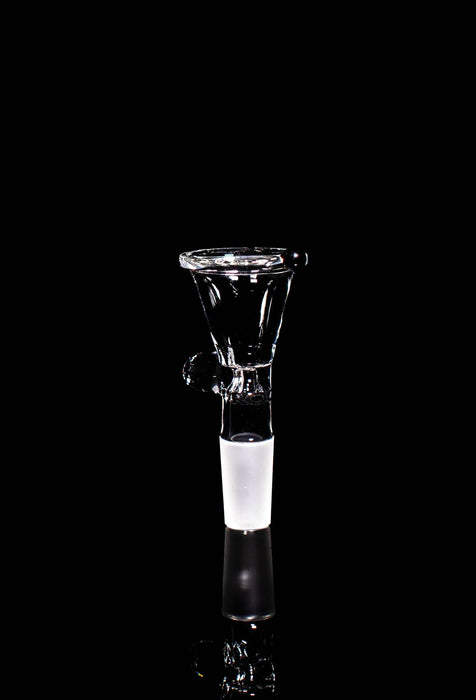 ROOR® Downstem & Bowl Set Black Decal, premium glassware accessory with stylish black decal, elevates aesthetic.