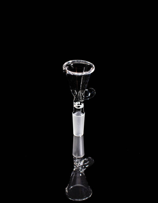 ROOR® 10mm Classic Funnel Bowl with Round Handle on Black Background
