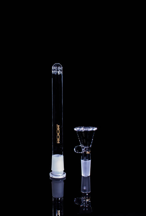 ROOR® Downstem & Bowl Set Gold Decal