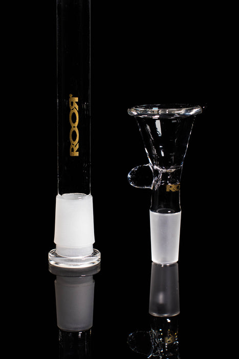 ROOR® Downstem & Bowl Set Gold Decal