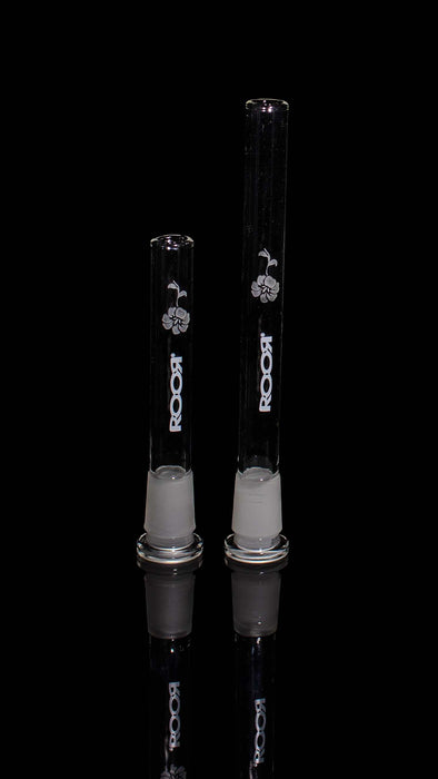 ROOR® Downstem & Color Rim Bowl Set Purple Rim Bowl Flower Design