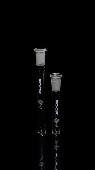 ROOR® Downstem & Color Rim Bowl Set Purple Rim Bowl Flower Design