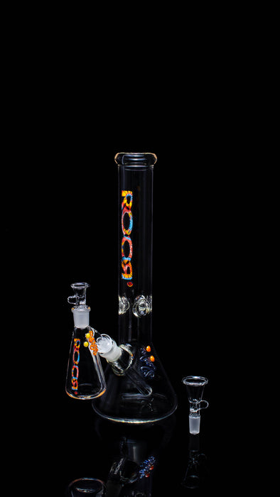 Exclusive, Collectors Bundle Set - ROOR 14” Beaker 45x5 & matching decal Debris Catcher 14mm