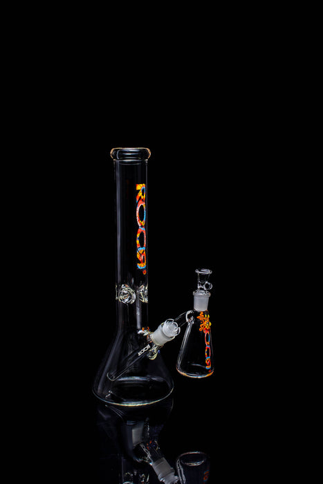 Exclusive, Collectors Bundle Set - ROOR 14” Beaker 45x5 & matching decal Debris Catcher 14mm