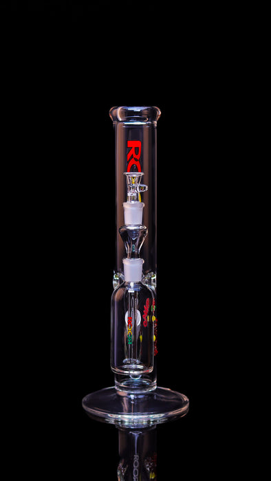 Exclusive, Collectors Set - ROOR 14” Straight Base 50x5 RASTA Label & Matching Ashcatcher 45x5 14mm