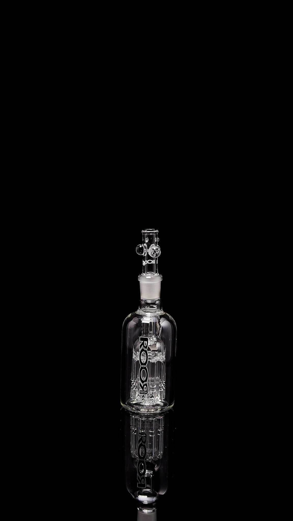 ROOR® Tech® Ash Catcher 18.8mm with 45° arm style on black background.