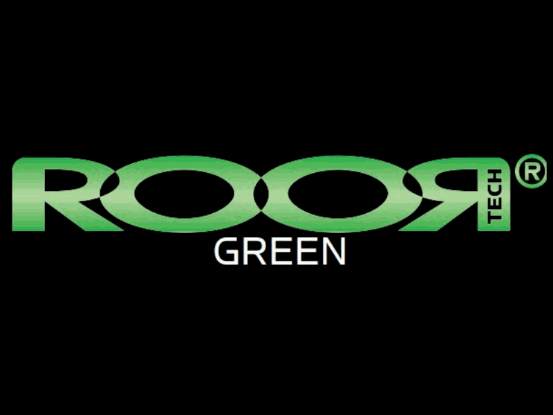 ROOR Tech Ash Catcher logo with green text on black background.