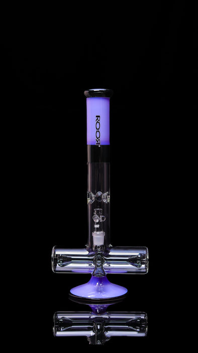 Collectors Set - ROORTech® Inline 18" 50x5mm Purple & Black & Matching 10 Arm Ashcatcher