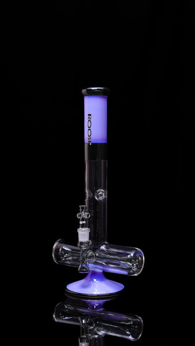 Collectors Set - ROORTech® Inline 18" 50x5mm Purple & Black & Matching 10 Arm Ashcatcher