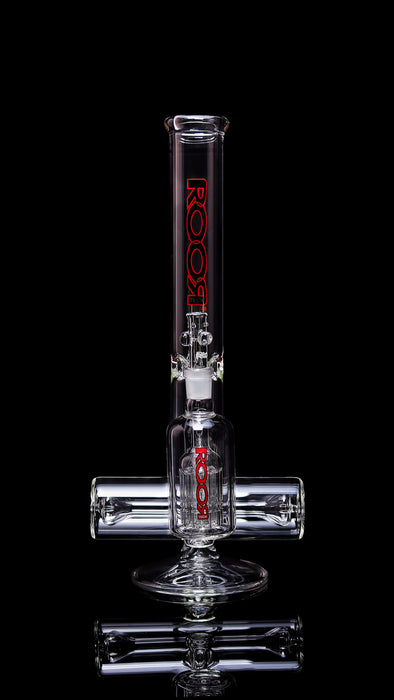 Collectors Set - ROORTech® Inline 18" 50x5mm Black Red Out. & Matching 10 Arm Ashcatcher