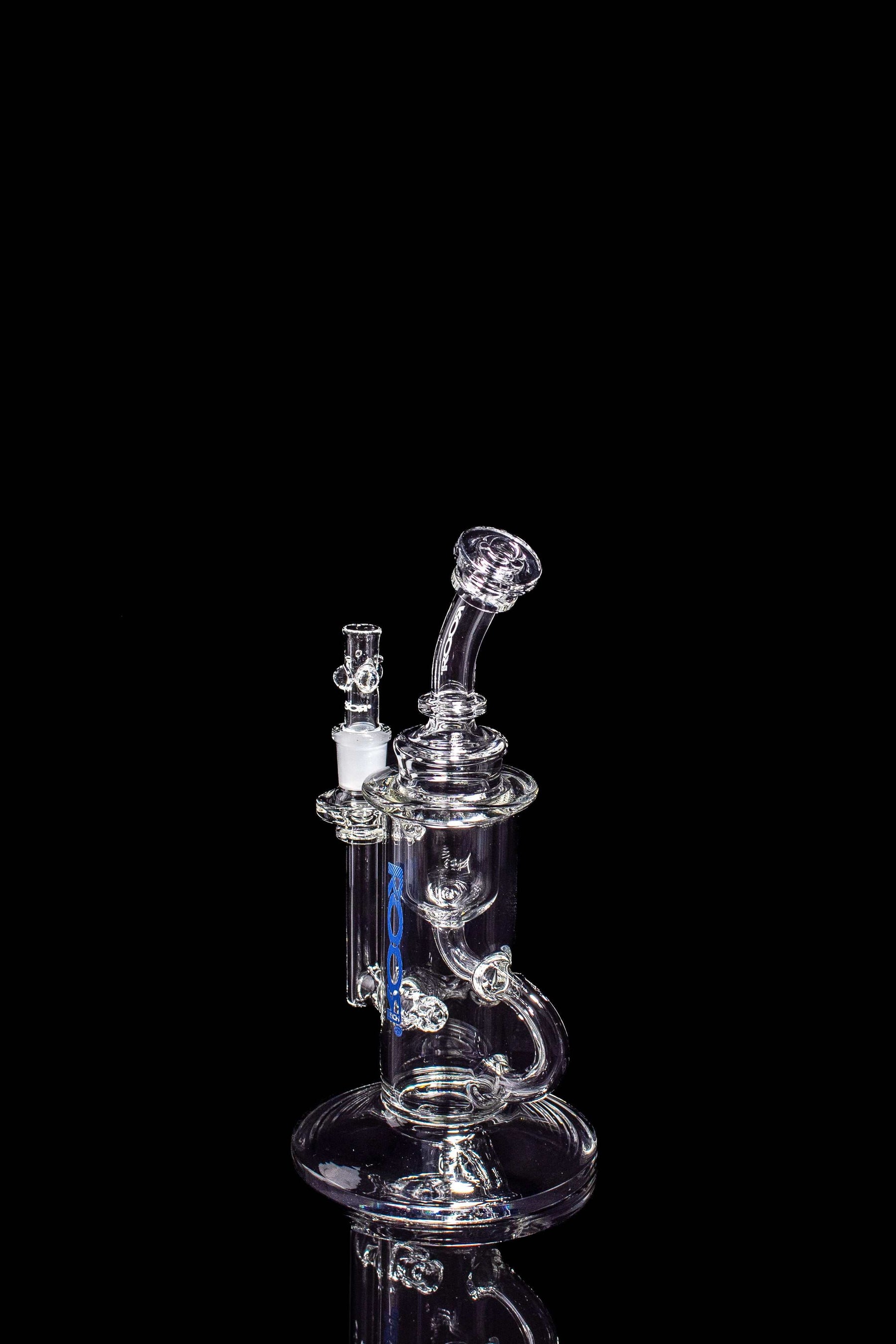 ROOR Tech Klein Recycler Clear glass piece with 14mm female joint.