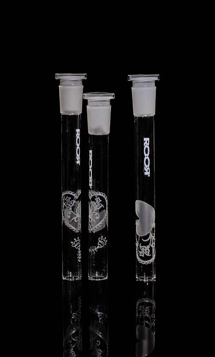 ROOR® Sandblasted Heart Love Design Reducing Low-Profile Downstem