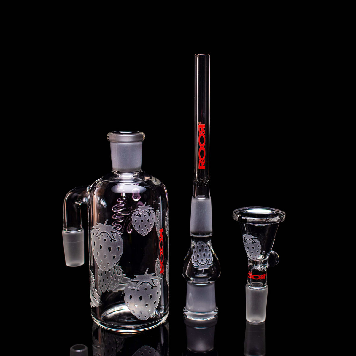 ROOR® Custom: Strawberry Dream Ash-Catcher 14.5mm Joint 90° angle