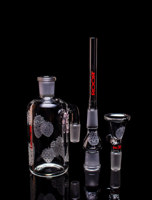 ROOR® Custom: Strawberry Dream Ash-Catcher 14.5mm Joint 90° angle arm