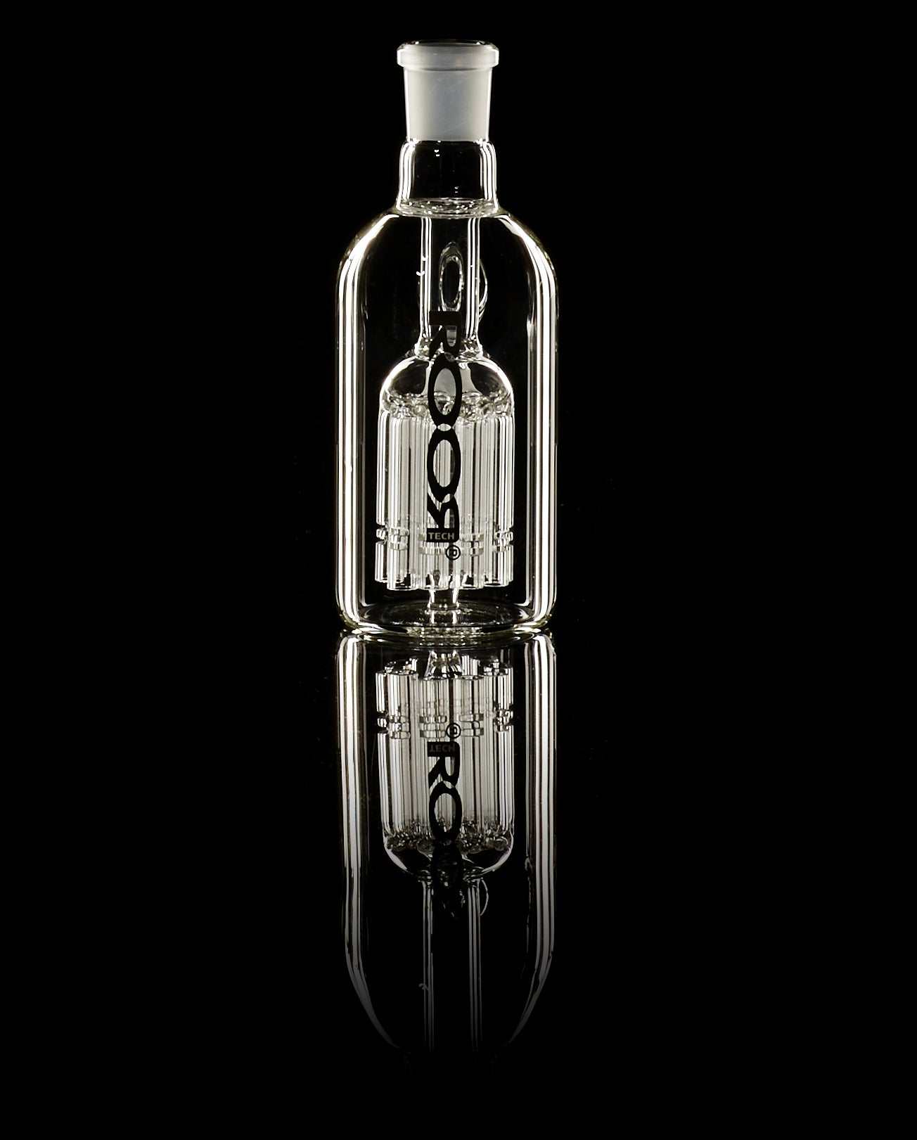 ROOR® Tech Ash Catcher 18.8mm Joint 90° 10 Arm Style, German Duran Schott Glass.