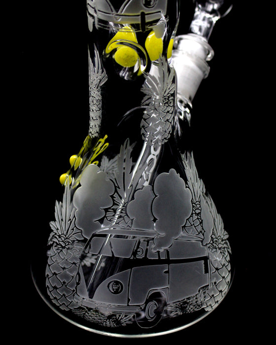 ROOR® Custom: Pineapple Express 14" Beaker 45x5mm