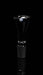 ROOR® 14mm full color black funnel bowl with round handle style.