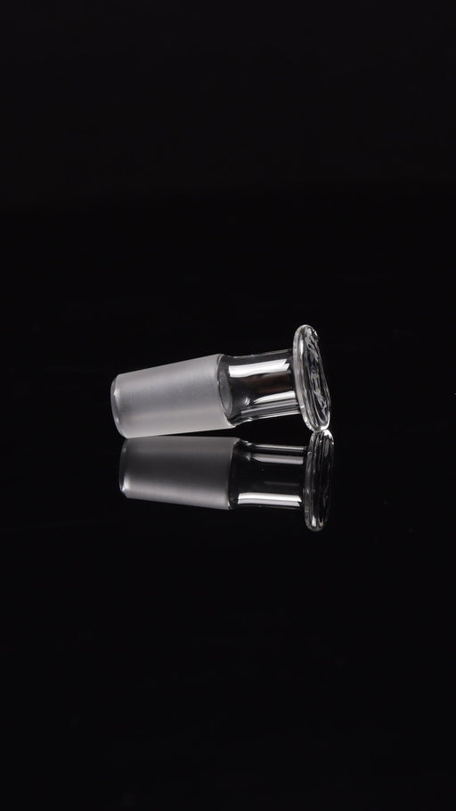ROOR® Glass Cork Joint on black background, made from German Duran Schott Glass.