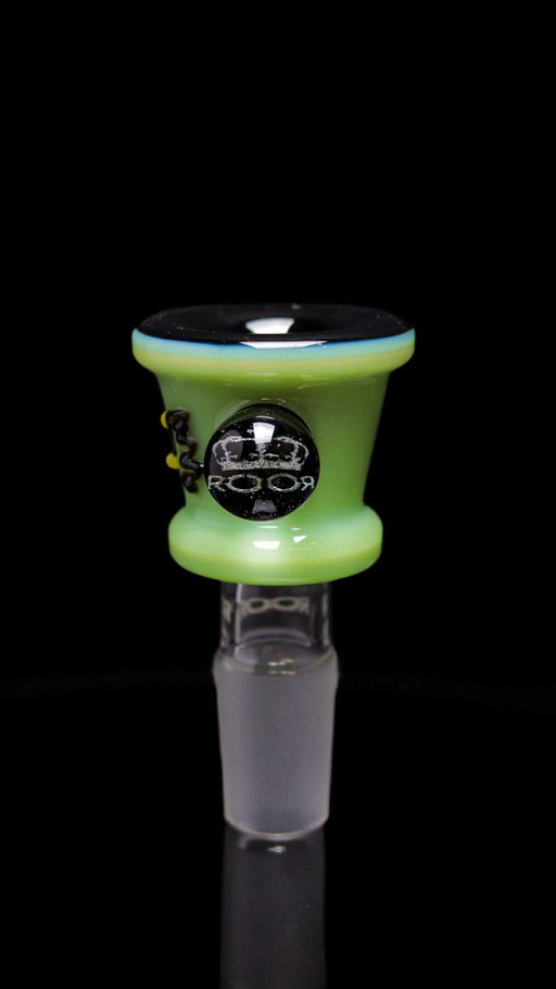 Roor Dichro Marble Color Bowl Signature Edition with green glass and logo detailing.