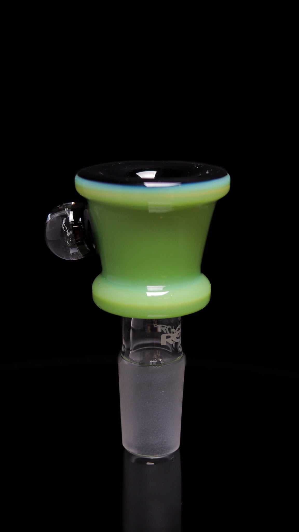 Roor Dichro Marble Color Bowl Signature Edition with green and black accents, 14.5mm or 18.8mm male joint.