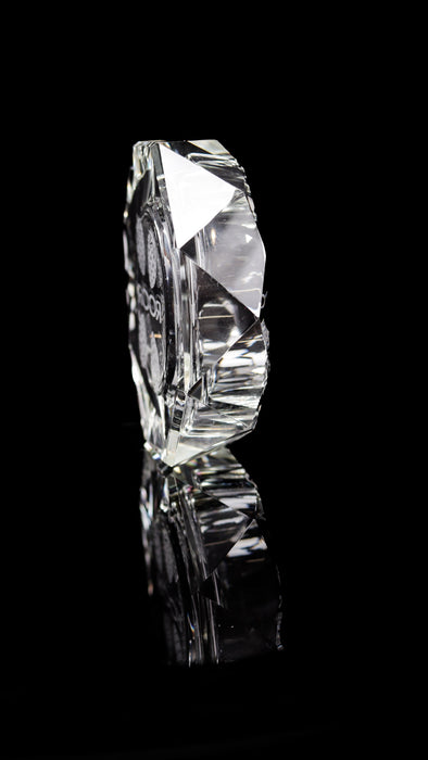 ROOR Glass Crystal Cut Ashtrays Strains Strawberry Dream