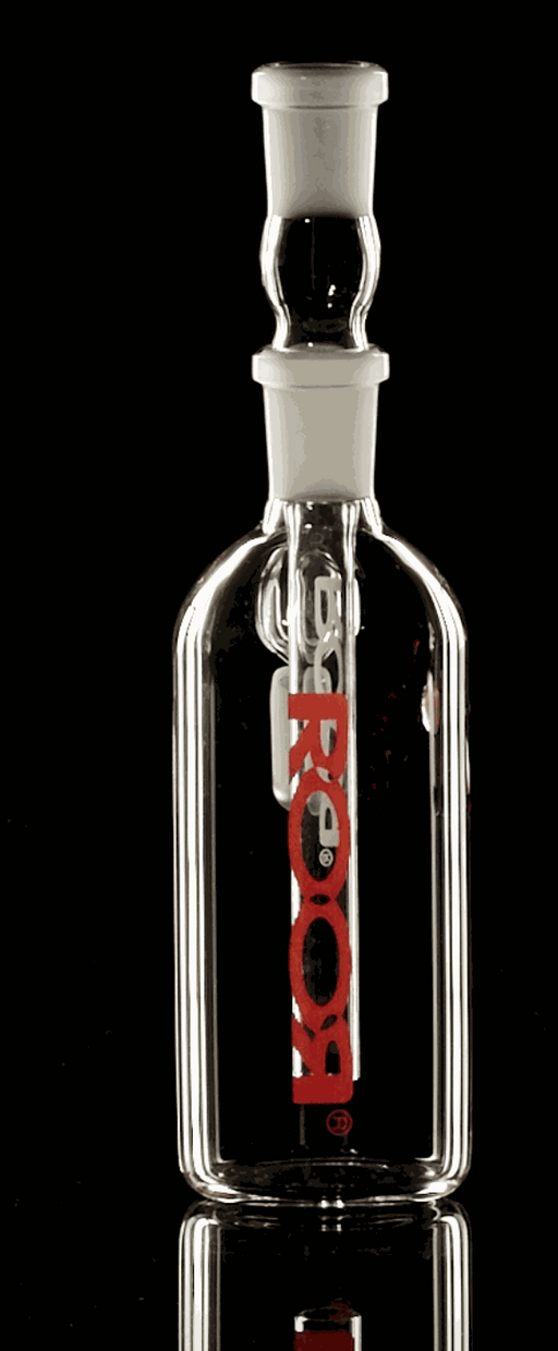 ROOR® Classic Ash Catcher with 14.5mm joints, German Duran Schott Glass body, and Classic ROOR decal.
