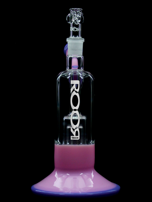 ROOR® Tech Fixed Barrel Bubbler Purple & Pink