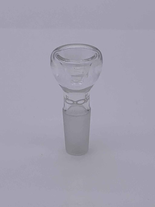 ROOR® Bubble Bowl 14.5mm clear glass male joint accessory.