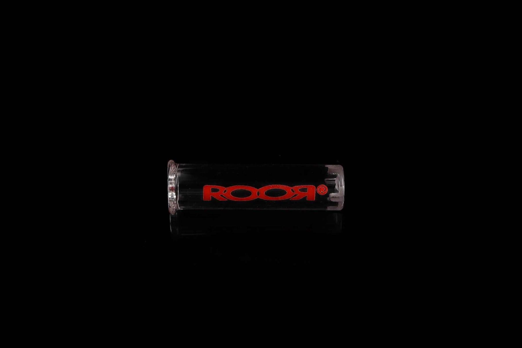 ROOR Plus Tip 8mm Single, hand-made German glass, reusable with cross-cut design.