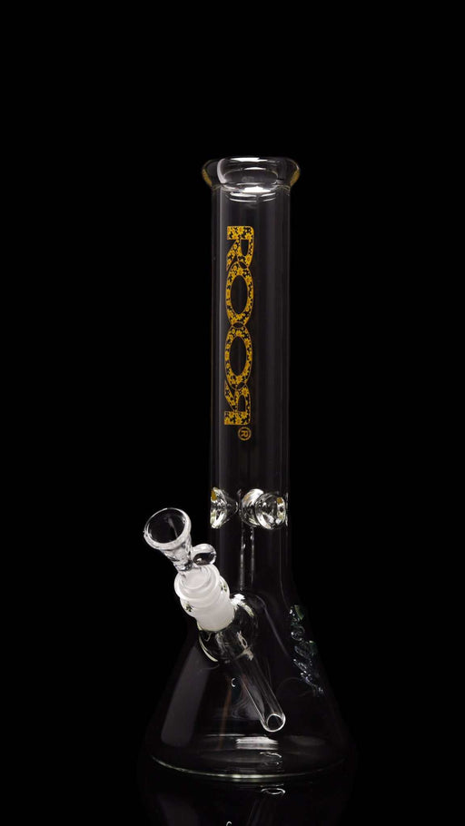 ROOR Classic 14" beaker bong with 45x5mm thick German Schott glass and Daisy decal