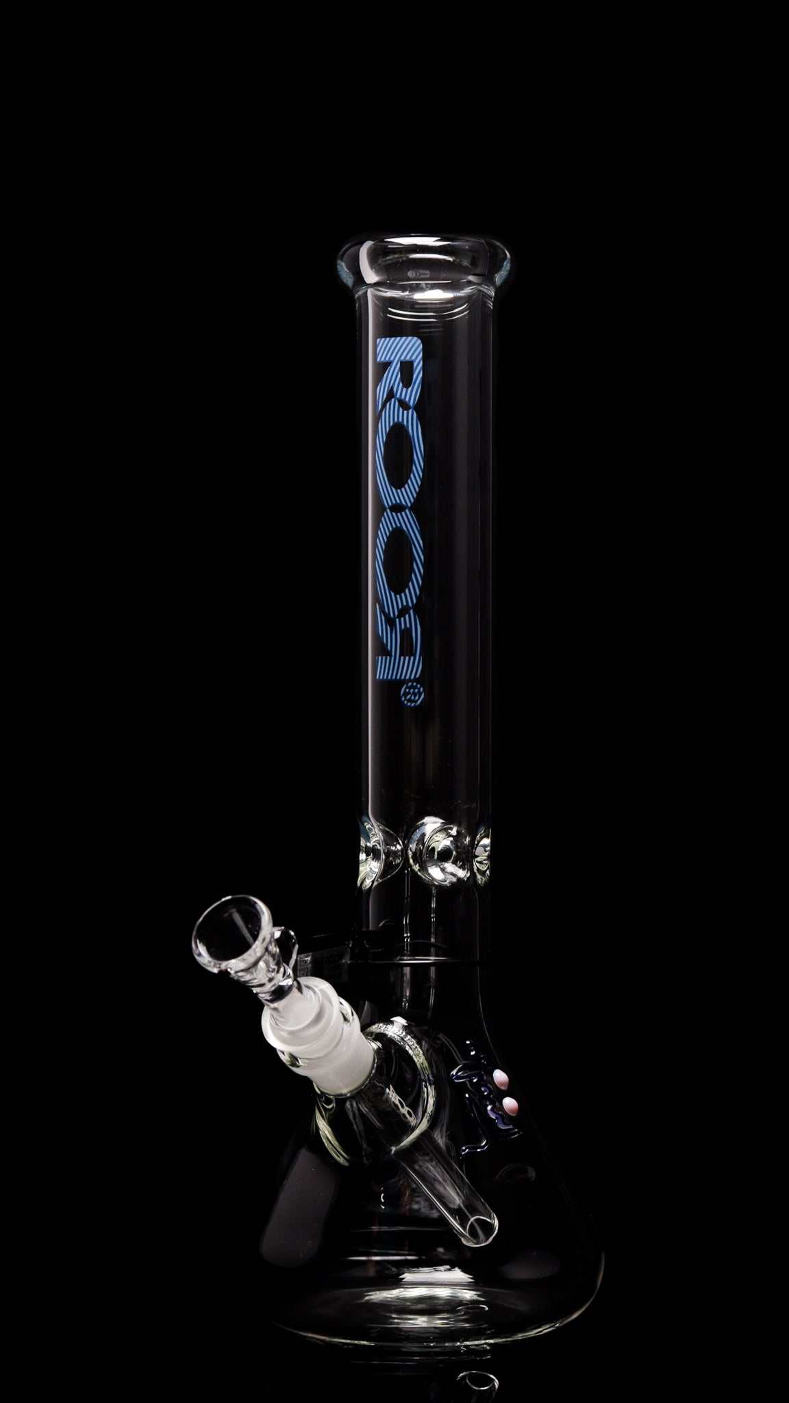 ROOR® Classic 14" Beaker 45x5mm glass with Too Blue decal.