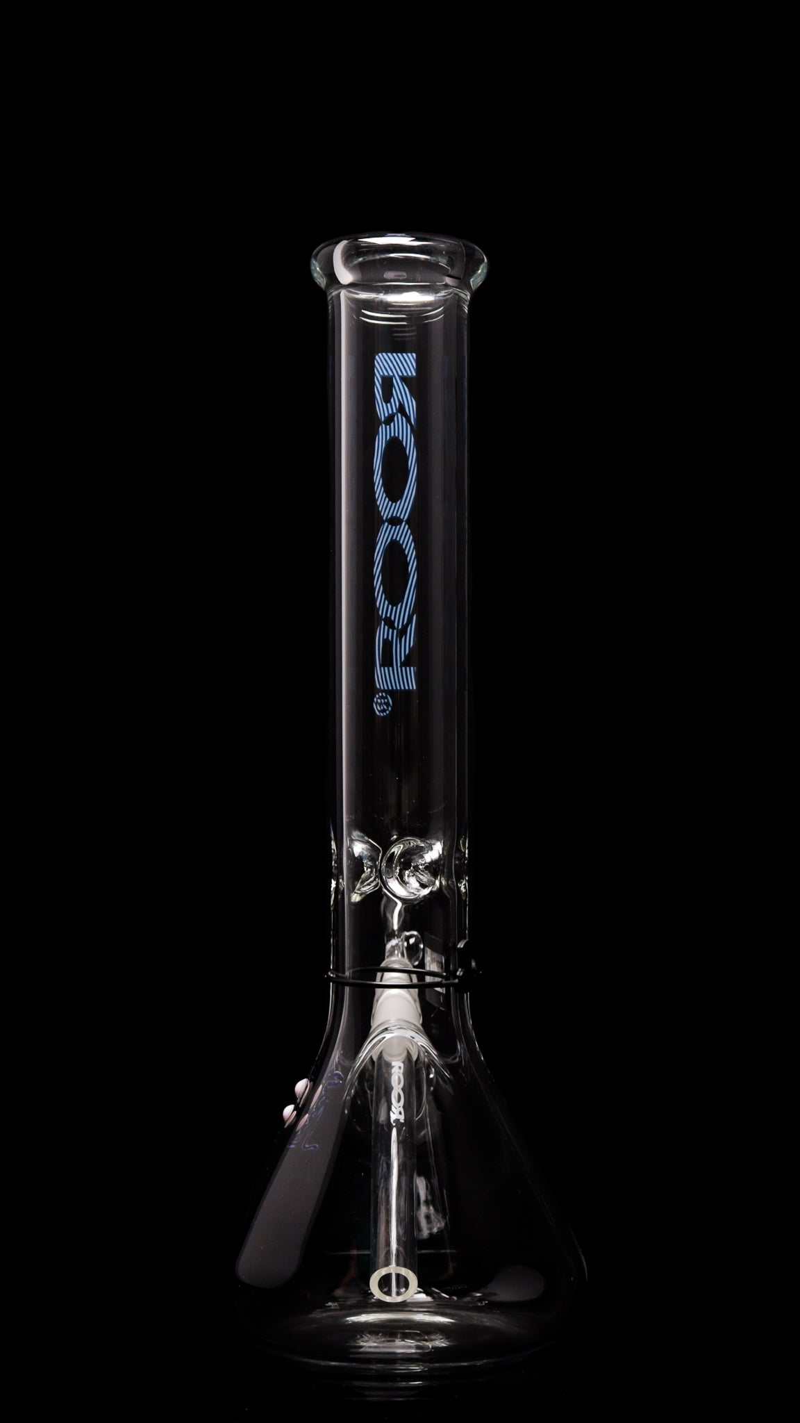 ROOR® Classic 14" Beaker 45x5mm with Too Blue decal on black background.