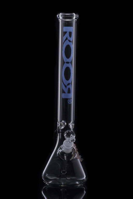 Roor Classic 18 inch beaker bong with 45x5mm German Schott glass and Too Blue decal