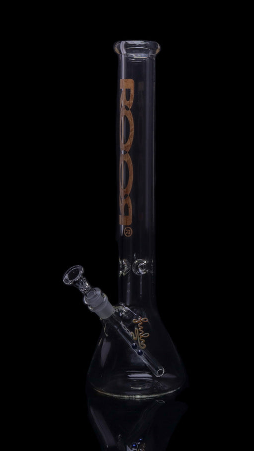 ROOR® Classic 18" Beaker with Woodgrain decal, 45x5mm German Schott glass.