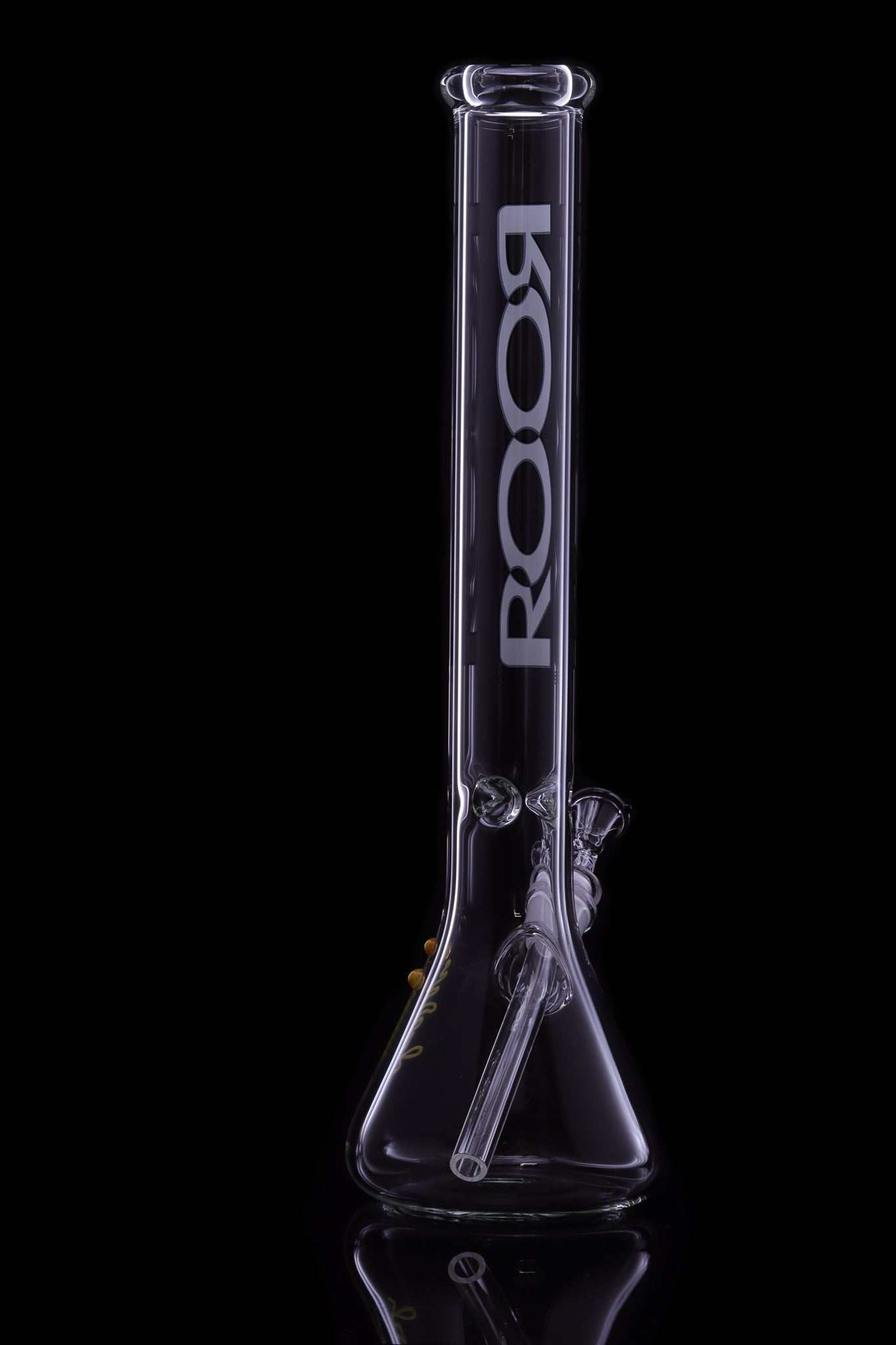 ROOR® Classic 18" Beaker 50x5mm with White Black outline, German Schott glass.