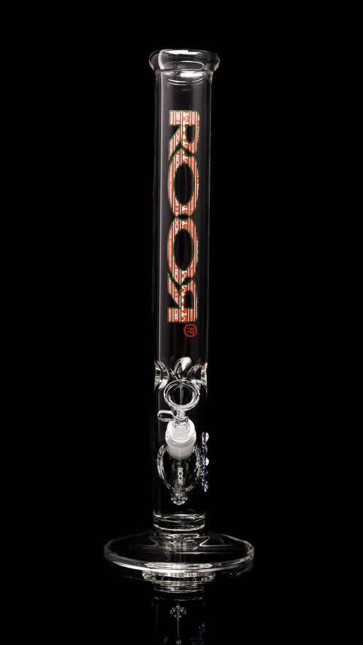 ROOR® Classic 18" Straight 50x5mm glass tube with X-Mas Ugly Sweater decal.
