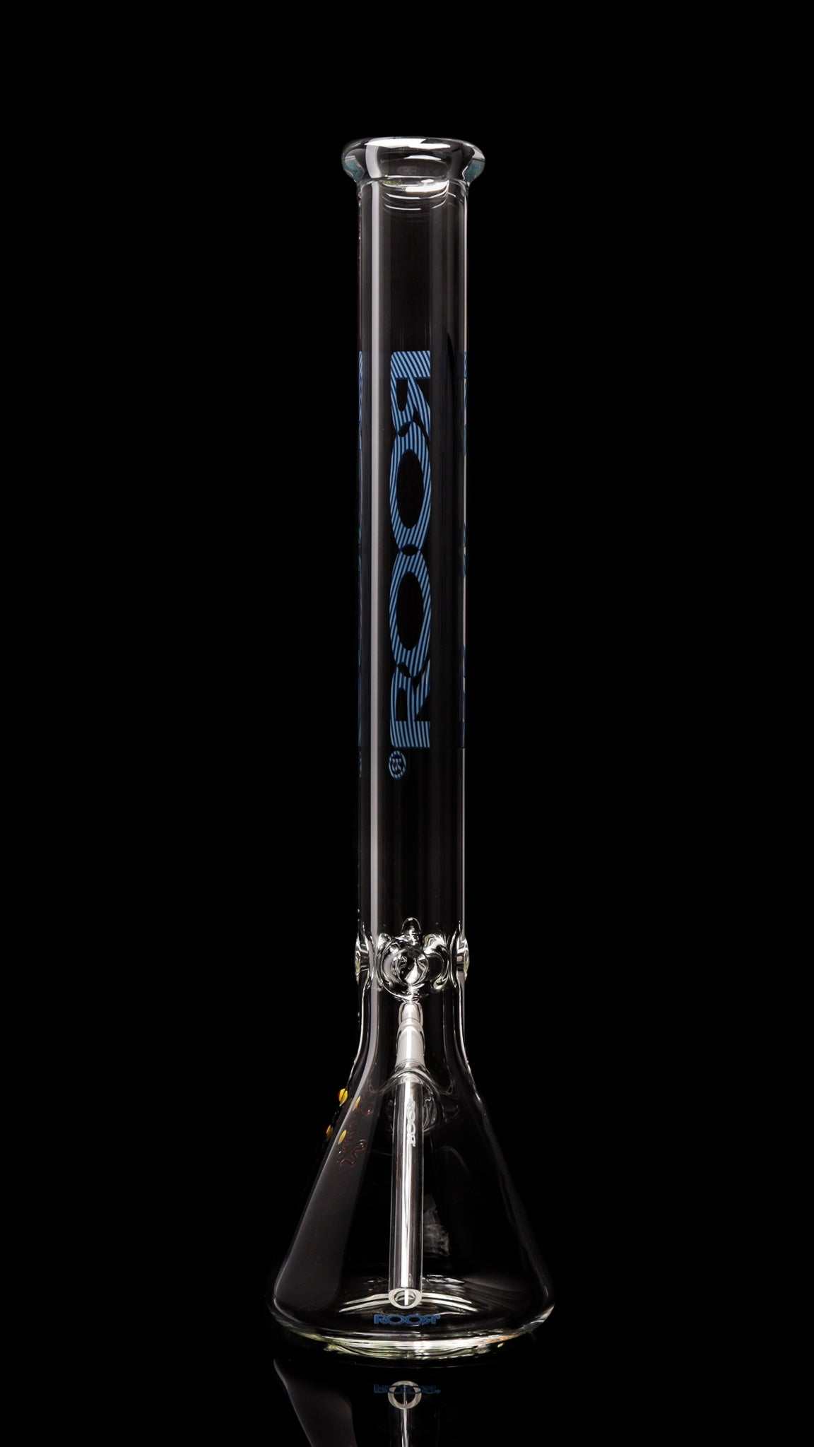 ROOR® Classic 22" Beaker 50x9mm Too Blue glass smoking beaker.