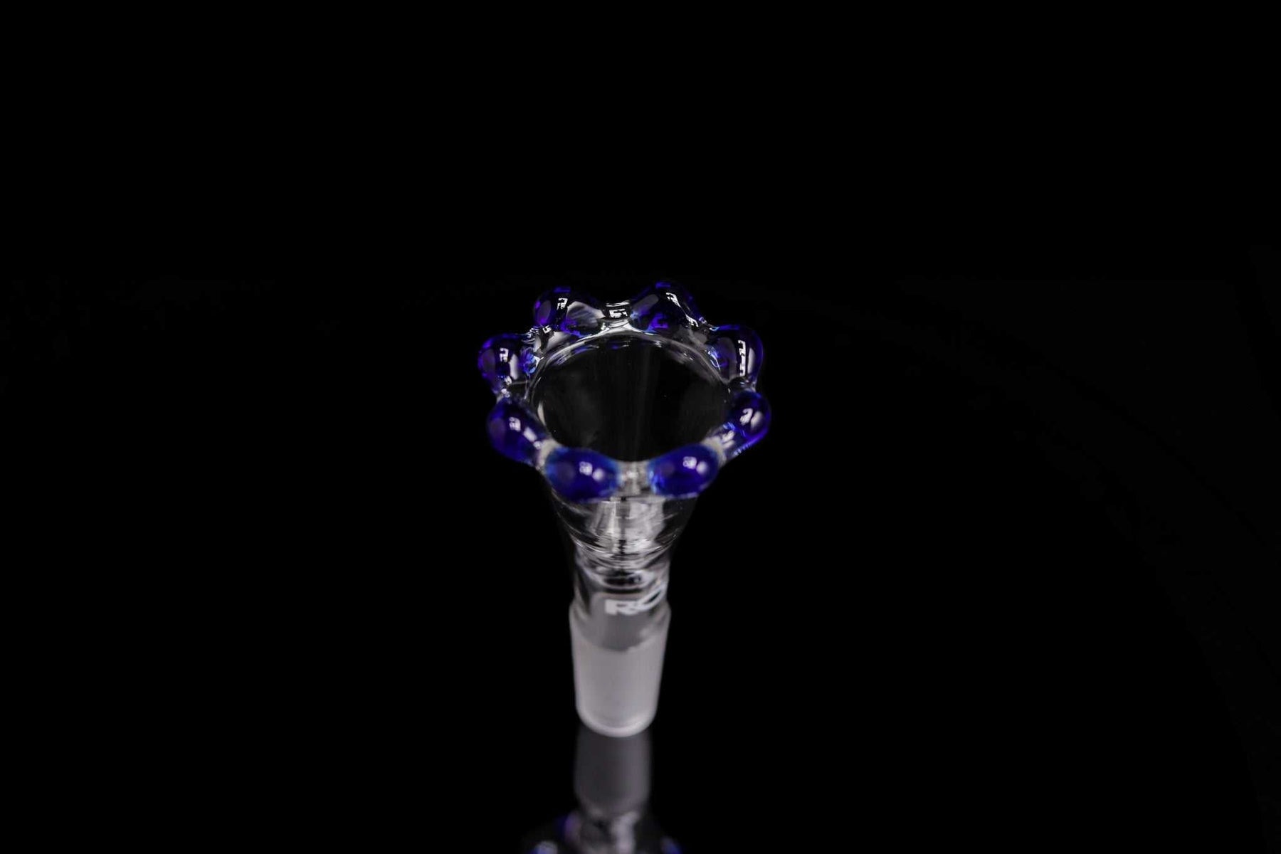 ROOR® Custom Blue Color Crown 14mm Bowl with handcrafted design.