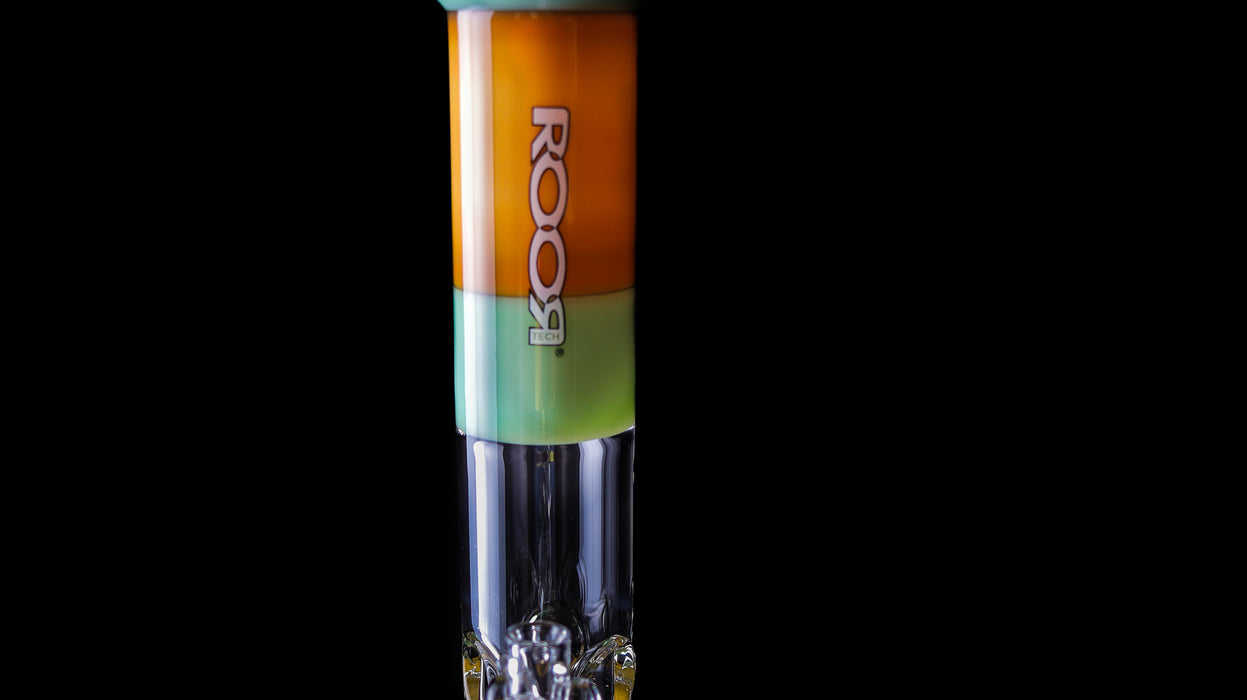 ROOR® Tech Fixed 14" Beaker 50x5mm Tangie & Mint Clear Perk