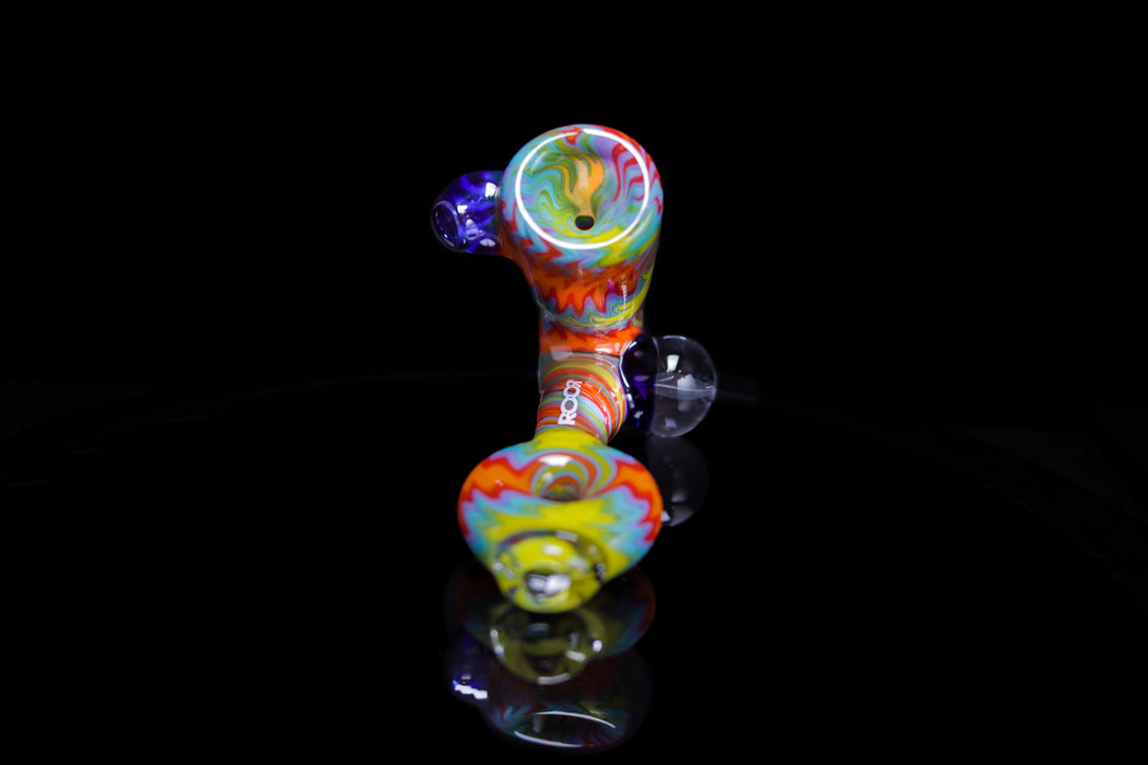 ROOR® x SelflessGlass Collab Sherlock Style Pipe Dichro Marble