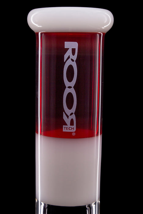 ROOR® Tech Fixed 14" Beaker 50x5mm White & Red (Limited Edition Red Color)