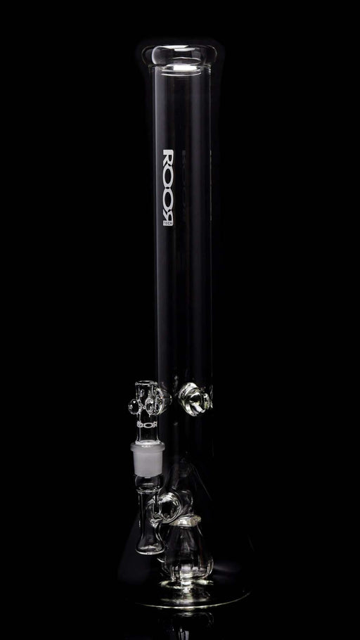 ROOR® Tech Fixed 18" Beaker 50x5mm clear glass with stemless design and ice pinches.