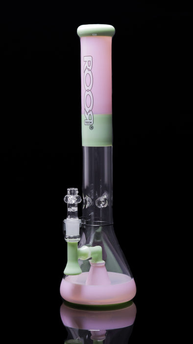ROOR® Tech Fixed 18" Beaker 50x5mm Pink & Milky Green