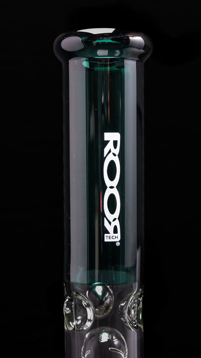 ROOR® Tech Fixed 18” Straight 50x5mm 10 Arm Tree Perc Full Jade