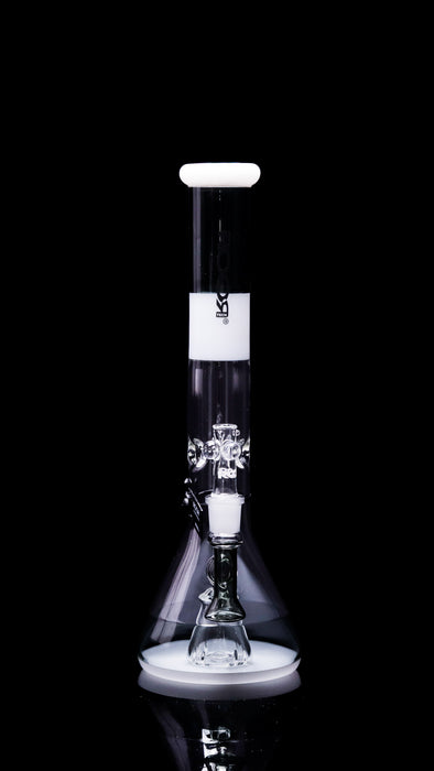 ROOR® Tech Mini Fixed 14" Beaker 45x5mm Smokey Grey & White