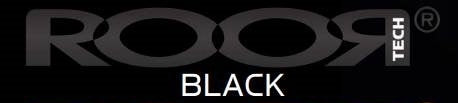 ROOR Tech ash catcher decal in black.