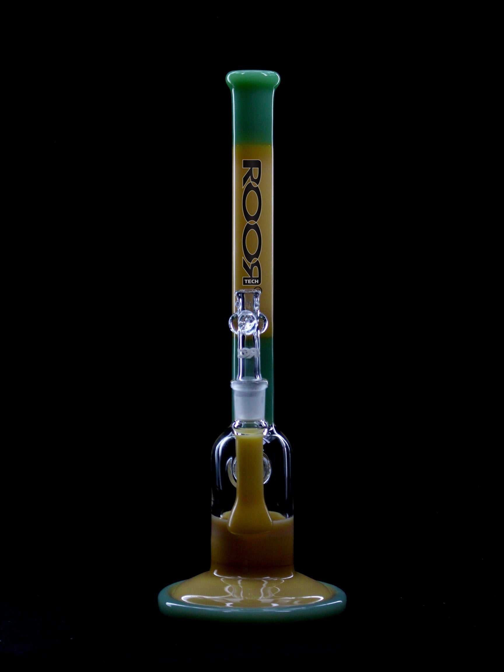 ROOR® Tech 14” Bubbler Tangie & Mint glass piece with redesigned percolator.