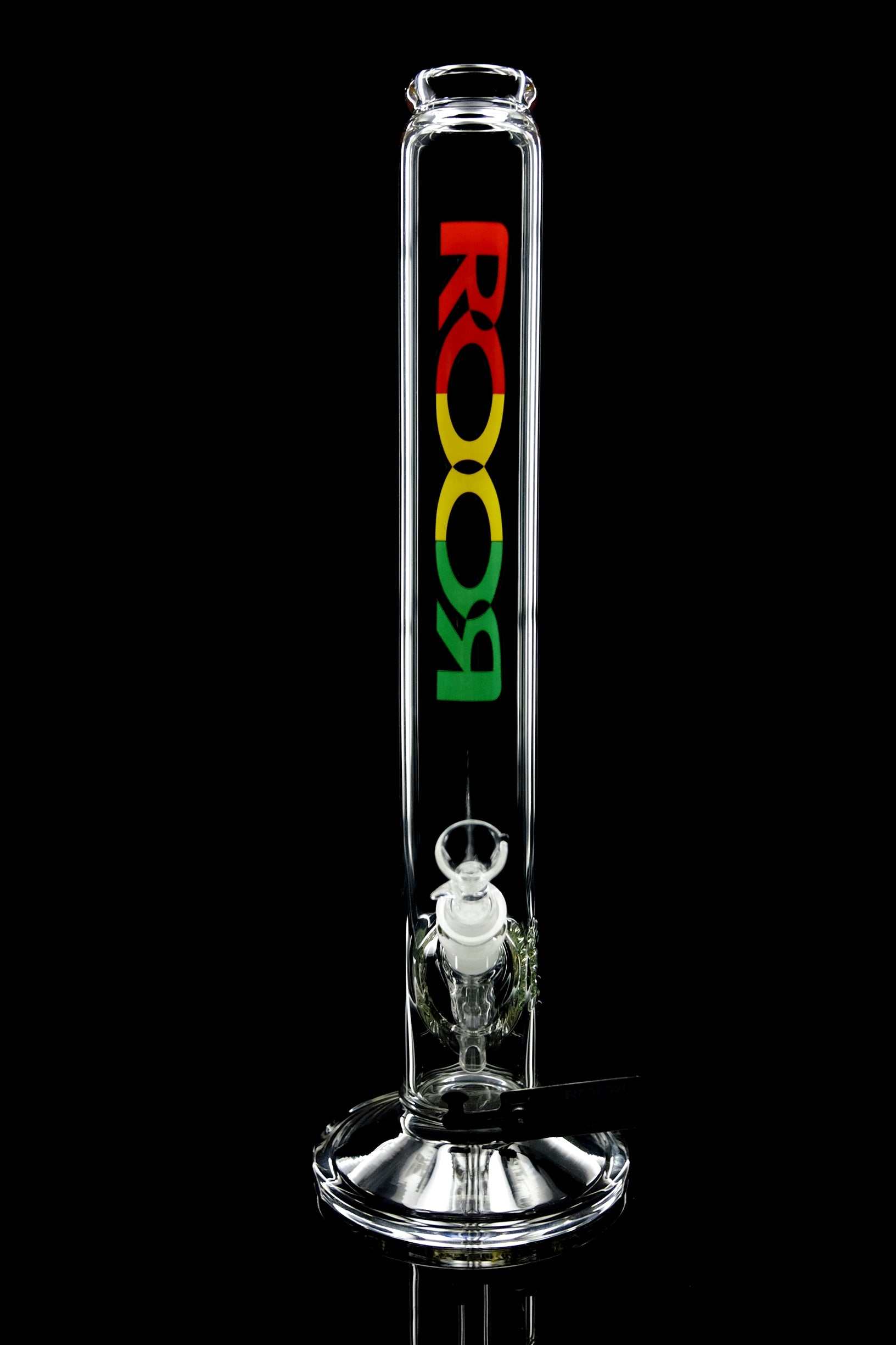 ROOR ZUMO 18" 60x5mm glass tube with multicolor decal on black background.